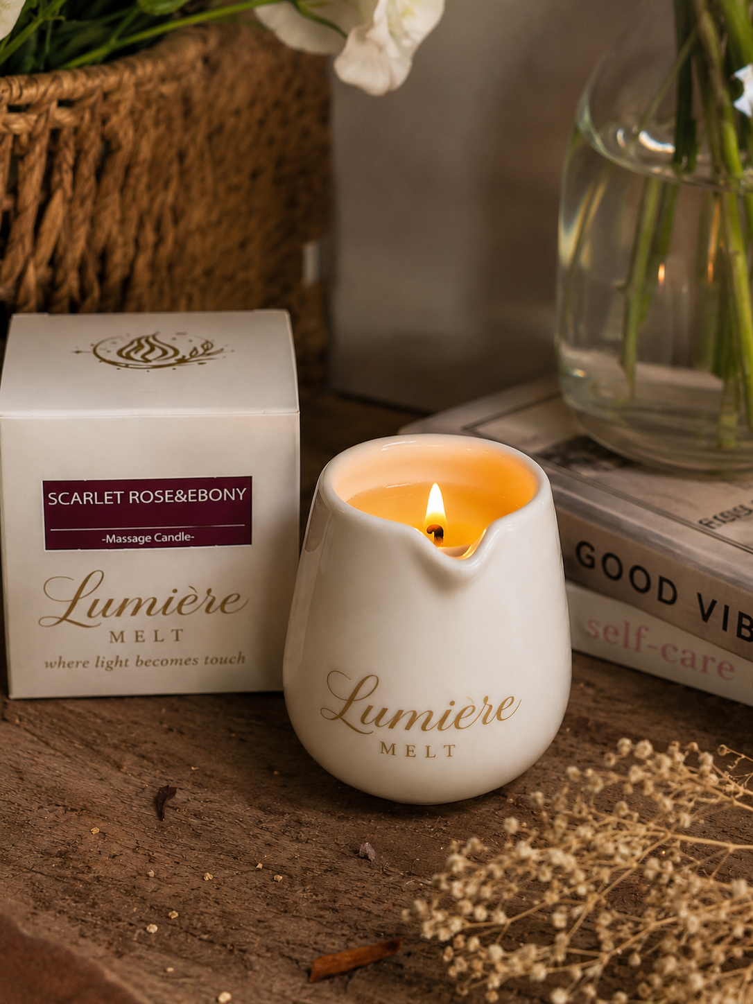 Lumière Melt Luxury Massage Oil Candle